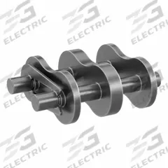 TRITAN Roller Attachment Link: For Std Roller Chains, 100, Double Strand, 1 1/4 in Pitch, Steel (MPN 100-2 CL). Key specifications — Link Type: Connecting; Brand: TRITAN.