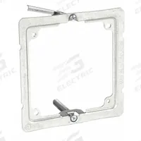 RACO Box Support: Steel, Silver, 0.06 in Overall Dp, 4.88 in Overall Wd, 2 in Overall Lg (MPN 205RAC). Key specifications — Brand: RACO; Accessory Type: Mounting Bracket; Color: Silver; Material: Steel.