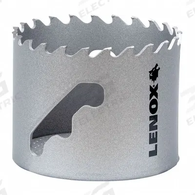LENOX Hole Saw: 2 9/16 in Saw Dia., 3 Teeth per Inch, 1 7/8 in Max. Cutting Dp - Multi-Material-Cutting Hole Saws without Arbor