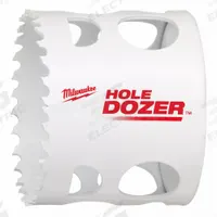 MILWAUKEE Hole Saw: 2 1/4 in Saw Dia., 3.5 Teeth per Inch, 1 5/8 in Max. Cutting Dp, Bi-Metal (MPN 49-56-5167). Key specifications — attr1098070: 3.5; attr1098087: MILWAUKEE.