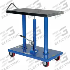 APPROVED VENDOR Lift Table: Not Powered, 1,000 lb Load Capacity, 36 in L x 20 in W, Steel, Hydraulic (MPN HT-10-2036A). Key specifications — Platform Material: Steel; Brand: APPROVED VENDOR.