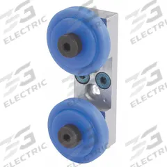 80/20 Roller Wheel Bracket Assembly: Roller, 80/20, 12.7 mm Carriage Ht, 50 mm Carriage Wd, Aluminum (MPN 25-2753). Key specifications — Carriage Material: Aluminum; Roller Material: Nylon; Brand: 80/20; Type: 80/20.
