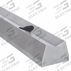 THOMSON Linear Shaft Support Rail: 5/8 in Shaft Dia, 24 in Lg, Black Oxide, Steel (MPN LSR10-PDL24). Key specifications — attr111735: THOMSON; attr111741: Black Oxide.