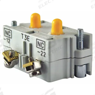 EATON Contact Block: 30 mm Panel Mounting Size, 2NO, Momentary - Contact Blocks