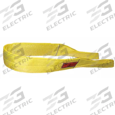 STREN-FLEX Web Sling: Type 3, Nylon, 12 ft Sling Lg, 18 in Eye Lg - Standard Nylon Flat-Eye Web Slings