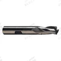CLEVELAND Roughing End Mill: Cobalt, 5 Flute, Coarse Pitch, 1" Mill Dia, 3" LOC, 5-1/2" OAL (MPN C31198)