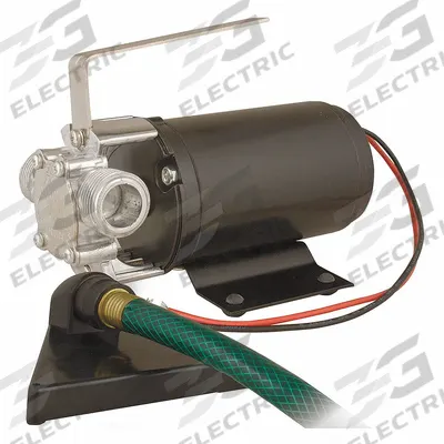 FLINT & WALLING Utility Pump: 12V DC, 41.2 ft Max head, 11 ft Cord Lg, Corded Electric - Battery-Powered Flexible Impeller Utility Pumps