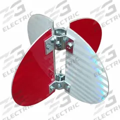 ALDON Target: Mounting Hardware Included, Red/White, Target Brackets and Mounting Hardware (MPN 4015-312). Key specifications — Reflector Color: Red; Brand: ALDON; Includes: Target Brackets and Mounting Hardware; Mounting Hardware Included: Yes.