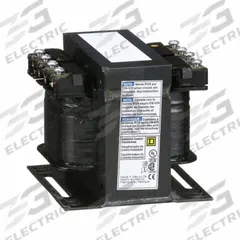 SCHNEIDER ELECTRIC Control Transformer: 600V AC, 120V AC, Plate, 200 VA, Single Phase (MPN 9070T200D5). Key specifications — Brand: SCHNEIDER; Input Voltage: 600V AC; Mounting Location: Plate; Output Voltage: 120V AC; Phase: Single.