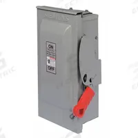 SIEMENS Safety Switch: Fusible, 60 A, Three Phase, 240V AC, Galvanized Steel, Indoor/Outdoor (MPN HF322NR). Key specifications — Brand: SIEMENS.