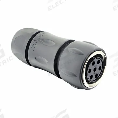 SOURIAU Electrical Connector: Trim Trio UTGX 14, Plug with Cable Gland, 6 + Ground Contacts - Trim Trio UTGX Harsh Environment Circular Connectors