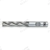 OSG Roughing End Mill: Cobalt, 4 Flute, 1/2" Mill Dia, 2" LOC, 4" OAL (MPN 4900300)