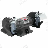 JET Bench Grinder: Fixed Speed, 1 hp, 10 in Max Wheel Dia, 1,750 RPM to 1,725 RPM, 115V (MPN 577103). Key specifications — attr1086422: JET.