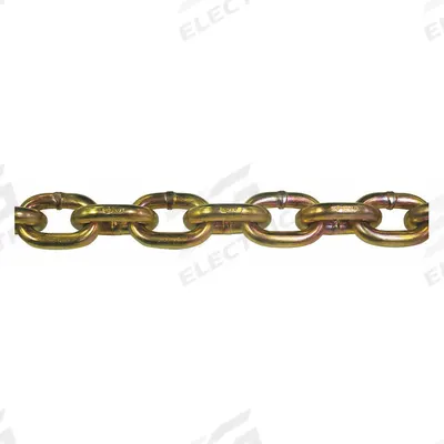 PEERLESS Straight Chain: 5/16 in Chain Trade Size, 70 Chain Grade, Carbon Steel - Grade-70 Load-Securing Chains
