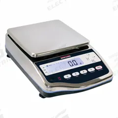 RICE LAKE WEIGHING SYSTEMS Food Scale: 5 1/2 in Weighing Surface Dp, 5 1/2 in Weighing Surface Wd (MPN 108156). Key specifications — Connection Ports: RS-232; Readability: 0.01g; Brand: RICE LAKE WEIGHING SYSTEMS; IP Rating: IP65.
