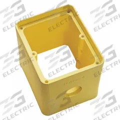 LEGRAND Portable Outlet Box: Portable Outlet Box, 2 Gangs, 3R, Yellow, 4 5/8 in Overall Ht (MPN 3200). Key specifications — Color: Yellow; Brand: LEGRAND.