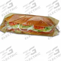 READY FRESH Window Sandwich Bag: 4 1/4 in Wd, 2 3/4 in Dp, Kraft Paper/OPP, Heat Sealable, 500 PK (MPN RF-43165KW). Key specifications — Brand: READY FRESH; Material: OPP; Microwave Safe: Yes; Closure Type: Heat Sealable; FDA Compliant: Yes.