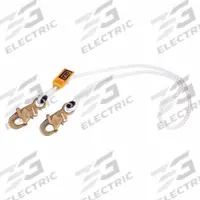3M DBI-SALA Positioning Lanyard: Steel Snap Hook, Steel Snap Hook, 6 ft Lg, 310 lb Capacity (MPN 1232354). Key specifications — Color: White; Brand: 3M DBI-SALA; Adjustable Length: No.
