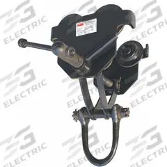 DAYTON Trolley: Push, 2,000 lb Max Hoist Load Capacity, For 3 in – 8 in Beam Flange Wd (MPN 55HE59). Key specifications — For Beam Shape: Flat; Trolley Frame Material: Cast Iron.