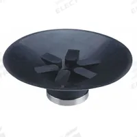 SMC Vacuum Pad: Flat with Ribs, w/o Adapter, 50 mm Pad Dia, Fluoro Rubber, Black with Green Mark (MPN ZP50CF). Key specifications — attr1019101: ZP50CF; attr1019103: SMC; attr1019107: 60A.