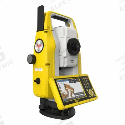 LEICA Manual Total Station: Self-Leveling, 30 mm Aperture, Touch Screen - Theodolites