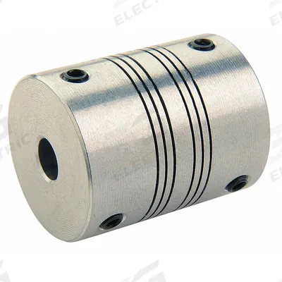 RULAND MANUFACTURING Motion Control Coupling: 3° Angular Misalignment, 5 mm Bore Dia 1, Set Screw - High-Precision Set Screw Beam Shaft Couplings
