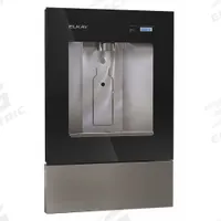 ELKAY Bottle Filler: In-Wall, Non-Refrigerated, Stainless Steel, Black, Brushed, 28 in Overall Ht (MPN LBWD00BKC). Key specifications — Housing Material: Stainless Steel; Housing Finish: Brushed; Brand: ELKAY; Chilling Capacity: Non-Refrigerated.