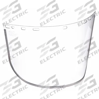 MCR SAFETY Face Shield Visor: 16 in Overall Wd, 8 in Overall Ht, 0.4 in Overall Thick - General Purpose Replacement Visors