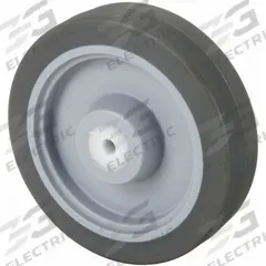 APPROVED VENDOR Caster Wheel: 5 in Wheel Dia., 1 1/4 in Wheel Wd, Rubber, 280 lb Load Rating, Gray (MPN IS0505205). Key specifications — Wheel Core Material: Polypropylene; Wheel/Tread Color: Gray; Brand: APPROVED VENDOR.