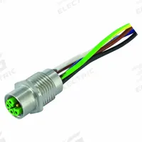 MURRELEKTRONIK Cordset: M12 Female – Front Mounting Receptacle, L, 4 Pins, 1 m Wire Lead Lg (MPN 7000-P4192-9440100). Key specifications — Cable Jacket Material: PUR; IP Rating: IP65; Brand: MURRELEKTRONIK; Wire Size: 1.5 sq mm; Coding: L.