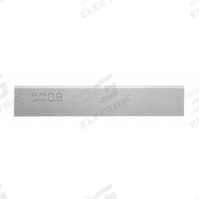 OLFA Razor Blade: 3 15/16 in Blade Lg, 4 in Blade Wd, 0.03 in Blade Thick, 4KMT6/4KMT7/53UE16 - Straight-Edge Standard-Tip Replacement Utility Blades