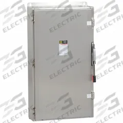 SQUARE D Safety Switch: Non-Fusible, 400 A, Three Phase, 600V AC, 304 Stainless Steel (MPN HU365DS). Key specifications — attr867131: SQUARE D.