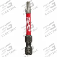 MILWAUKEE Power Bit: Power Bit, T25 Bit Size, Imperial, Torx® Head, T25 Bit Industry Size, 25 PK (MPN 48-32-4185). Key specifications — attr1119738: Hex; attr1119735: Imperial; attr1119740: Standard; attr1119734: Alloy Steel; attr1119737: Power Bit; attr1119741: MILWAUKEE.