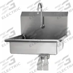 SANI-LAV Hand Sink: 1 Stations, 6 in Bowl Dp, 16 in Bowl Lg, 12 1/2 in Bowl Wd, Faucet Included (MPN 608-0.5). Key specifications — Includes Side Splash: Side Splash Not Included; Series: Stainless Steel Hand Wash Sink; Brand: SANI-LAV.