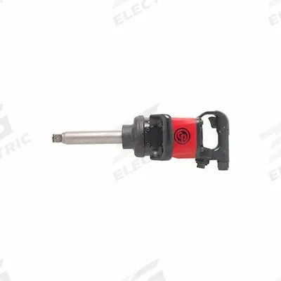 CHICAGO PNEUMATIC Air Impact Wrench: Full-Size, 1 in Drive, D-Handle, Square - D-Handle Air-Powered Impact Wrenches with Extended Anvils