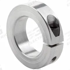 CLIMAX METAL PRODUCTS Shaft Collar: 1-Piece, Inch, Round, Clamp-On, 1 5/8 in Bore Dia, Aluminum (MPN 1C-162-A). Key specifications — attr85402: CLIMAX METAL PRODUCTS; attr666006: Inch.
