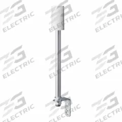 PATLITE Tower Light Mounts and Bases: Tower Light Base, For LR5, 15 1/8 in Overall Ht, LR5-01LJNW. Key specifications — Brand: PATLITE; Compatible with Series: LR5; Connection Type: Wire Leads; Housing Color: Off White; IP Rating: IP54; Mounting Location: Pole Mount; Manufacturer Part Number: LR5-01LJNW; Includes: L Bracket.