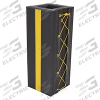 APPROVED VENDOR Column Protector: 4 in, 4 in, 4 in, 4 in, Square, 4 in Compatible Column Dia, Vinyl (MPN V-PAD-S-34). Key specifications — Color: Black; Maximum Compatible Column Length: 4 in; Minimum Compatible Column Length: 4 in; Brand: APPROVED VENDOR; Material: Vinyl.