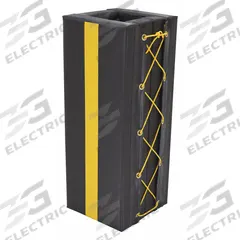 APPROVED VENDOR Column Protector: 4 in, 4 in, 4 in, 4 in, Square, 4 in Compatible Column Dia, Vinyl (MPN V-PAD-S-34). Key specifications — Color: Black; Maximum Compatible Column Length: 4 in; Minimum Compatible Column Length: 4 in; Brand: APPROVED VENDOR; Material: Vinyl.