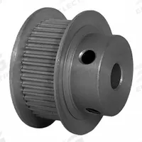 DAYTON Timing Pulley: Modified Curvilinear, Fixed, For GT Timing Belt Section, For 9 mm Belt Wd (MPN 42-2P09M6FA6). Key specifications — Brand: DAYTON; Finish: Clear Anodized; For Belt Series: Powerhouse®.