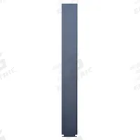 ASI GLOBAL Partition Column: Plastic Polymer, Pebble, Black, 70 in Ht, 7 in Wd, 1 in Thick (MPN 40-9087071-9205). Key specifications — Inner Core Type: High Density Polyethylene; Brand: ASI GLOBAL PARTITIONS; Color: Black; Finish/Texture: Pebble.