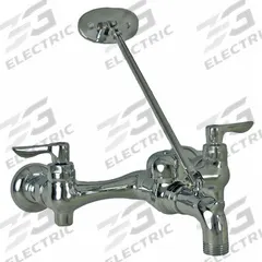 AMERICAN STANDARD Straight Service Sink Faucet: Wall, Centerset, Cast Brass, Chrome, Straight (MPN 8344012.002). Key specifications — Color/Finish: Chrome; Includes: Bucket Hook.