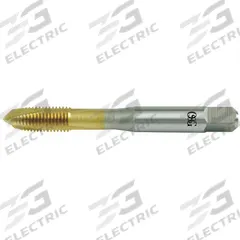 OSG Spiral Point Tap: 3/4"-10 UNC, H5 / 2B-3B, 4 Flute, Plug Chamfer, TiN Coated Cobalt (MPN 1101518705)