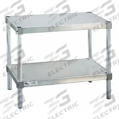 NEW AGE INDUSTRIAL Fixed Height Work Table: Fixed Ht, Aluminum, 30 in x 15 in, Aluminum (MPN 21530ES36P). Key specifications — Brand: NEW AGE INDUSTRIAL; Unit Type: Not Expandable or Modular.