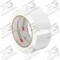 3M Electrical Tape: 2 in Wd, 72 yd Lg, 2.5 mil Thick, Polyester Film, Acrylic, White, 1350F (MPN 3M 1350 2" x 72 yds White). Key specifications — Series: 1350F.