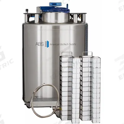 AMERICAN BIOTECH SUPPLY Cryogenic Storage System: 371 L Capacity, 34 in Overall Dia - Cryogenic Storage Systems