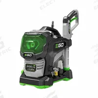EGO Battery-Powered Pressure Washer: Light Duty, Carry, 2,100 psi, 1.2 gpm Flow Rate, 56 V Volt (MPN HPW2100). Key specifications — attr1035015: EGO POWER+ 56V; attr1035060: 6.0 Ah; attr1035716: Tool Only.