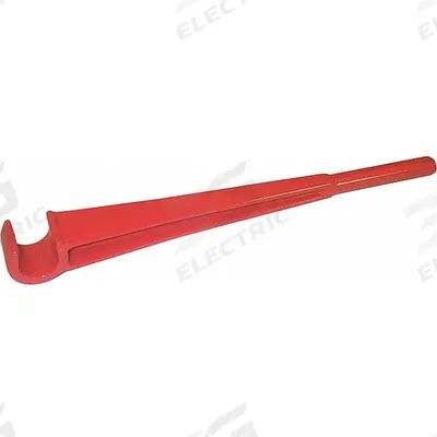 WHEELER-REX Valve Wheel Wrench: 1 in Head Size, 14 in Overall Lg, Aluminum, Painted - Single End Valve Wheel Wrenches