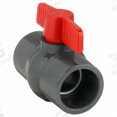 APPROVED VENDOR Manual Two-Way Ball Valve: 2 in, PVC, Straight, Socket x Socket - PVC Ball Valves