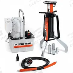 POSI LOCK Hydraulic Ram Puller: 5 ton Capacity with Attachments, 5 ton Cylinder Nominal Capacity (MPN PTPHD-106). Key specifications — attr98874: POSI LOCK; attr96739: Male Coupler with Dust Cap; attr1177737: Electric Pump.